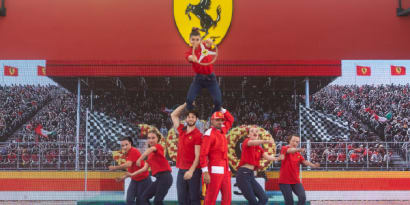 Acrobatic Show Ferrari Land