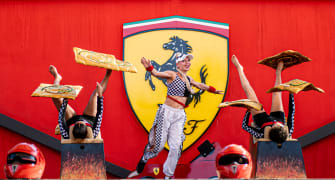 Acrobatic Show Ferrari Land