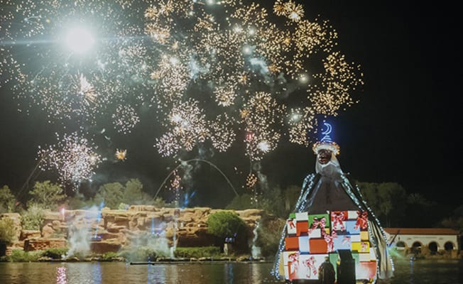 llegada-emisarios-reales-espectaculo-portaventura llegada-emisarios-reales-espectaculo-portaventura